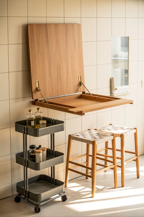 Small Kitchen Furniture Hacks: Foldable & Mobile Solutions That Save Major Space