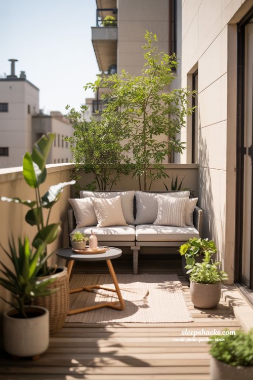 Small Patio Garden Ideas Minimalist and Calm