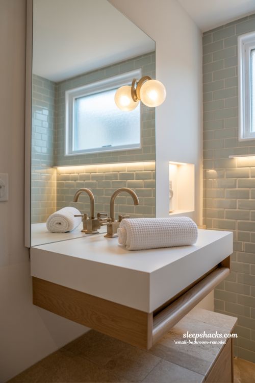 Smart Lighting & Mirror Tricks for a Small Bathroom Remodel