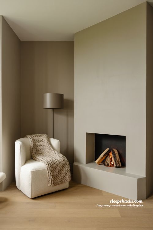 Space Saving Corner Fireplace Ideas for Tiny Living Rooms