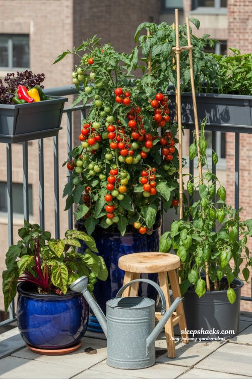 Successful Small-Scale Vegetable Gardening on a Sunny Balcony