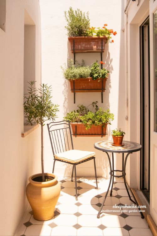 Sun-Soaked Mediterranean Patio Garden Ideas for Small Spaces — Tiny Balcony Makeover That Feels Twice as Big
