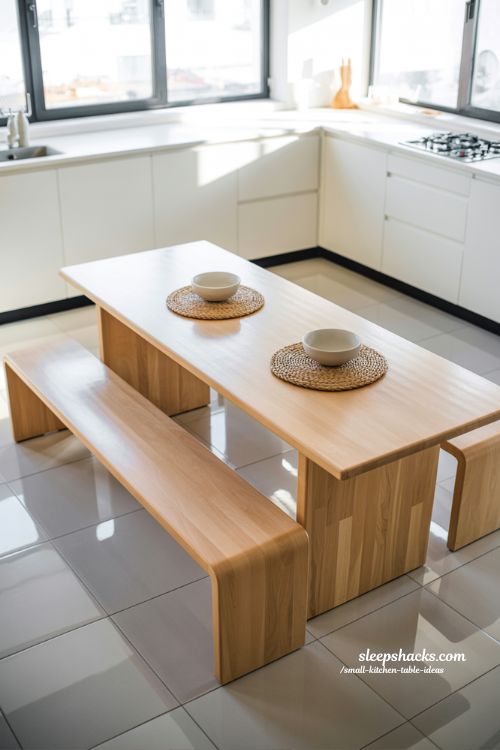 The Streamlined Tucked Bench Nook