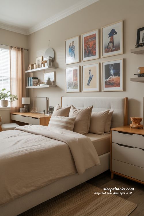 Timeless Boys Bedroom Ideas Ages 11 12 with Personalized Art Decor
