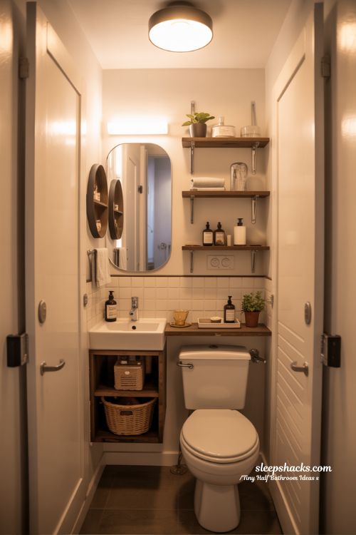 Tiny Half Bathroom Functional Design That Feels Good