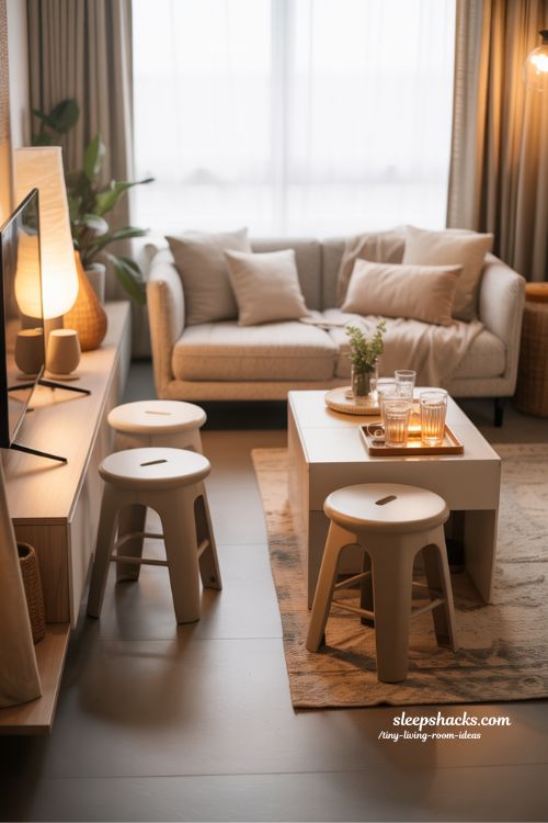 Tiny Living Room Ideas for Entertaining Guests