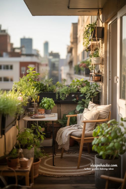 Urban Garden Balcony Ideas Cozy Small Space Transformation
