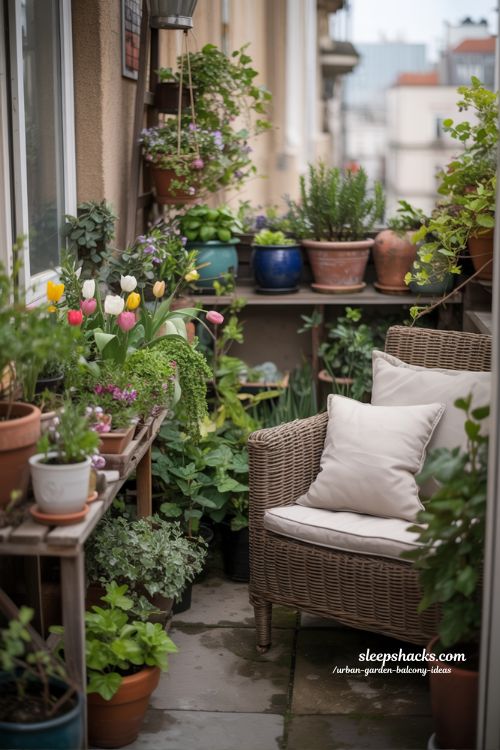 Urban Garden Balcony Ideas Seasonal Plant Rotation