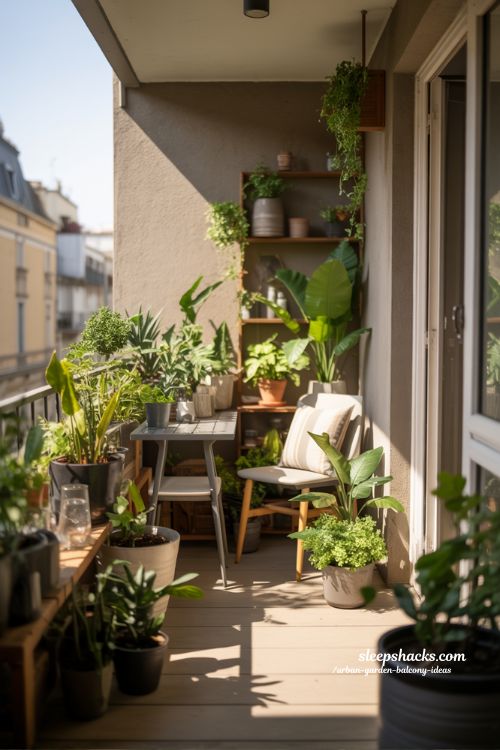 Urban Garden Balcony Ideas Smart Sun and Shade Plant Placement
