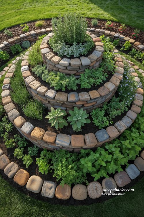 Vertical Herb Spiral Garden: How to Grow More in Less Space