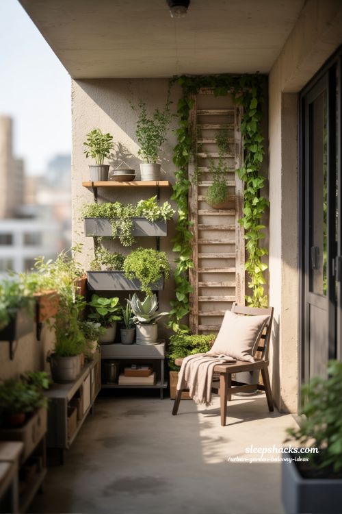 Vertical Urban Garden Balcony Ideas That Save Space