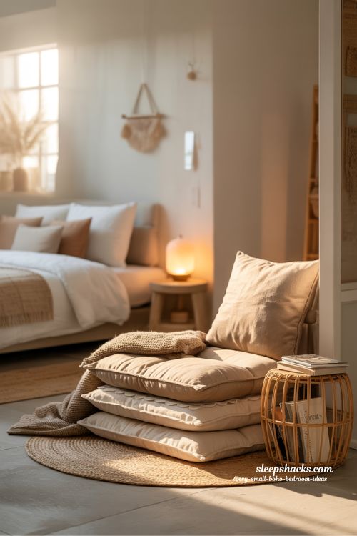 Very Small Boho Bedroom Ideas Cozy Corner Magic Reading Nook Tiny Bohemian Comfort Space
