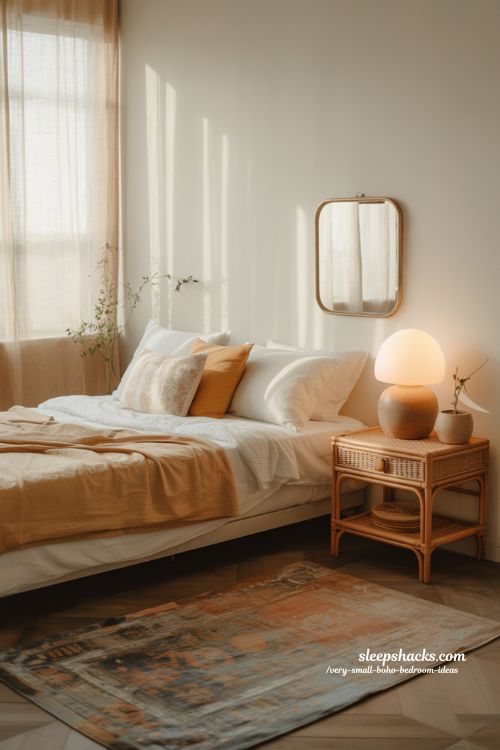 Very Small Boho Bedroom Ideas Vintage Charm Cozy Tiny Bohemian Bedroom Old Meets New Interior Design