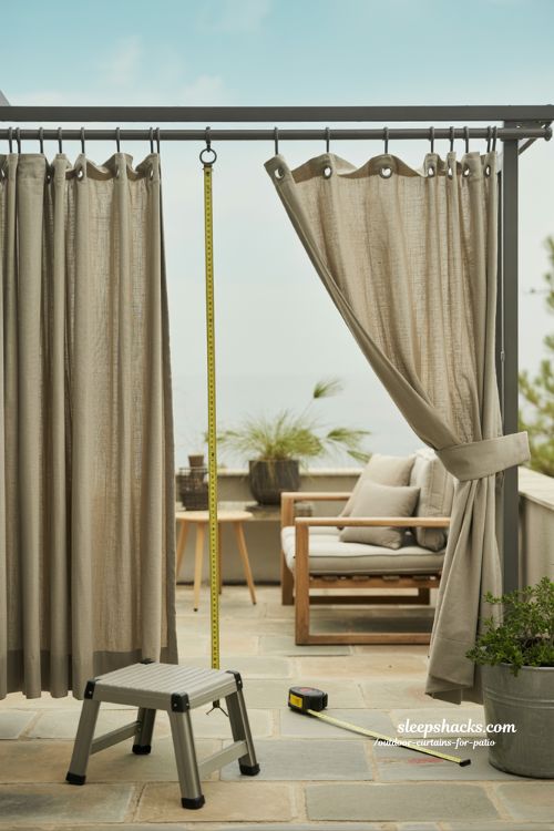 common mistakes outdoor curtains for patio sizing wind flow installation tips cozy patio setup