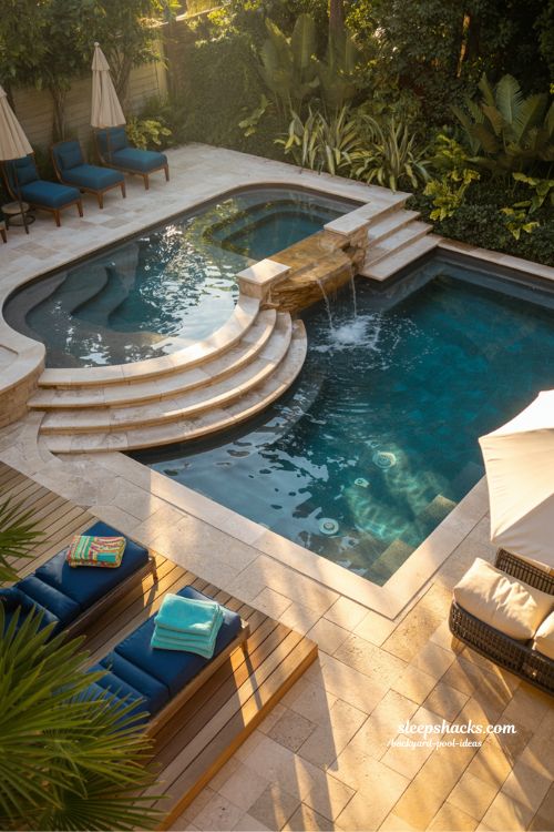 dual-pool backyard design ideas
