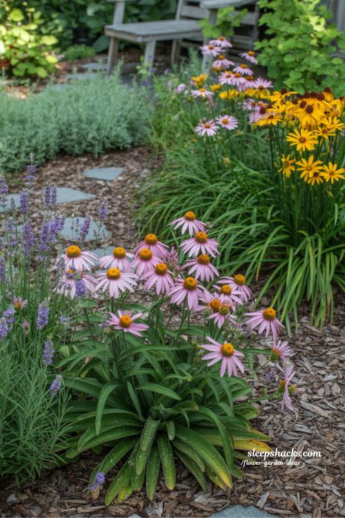 low-maintenance flower garden ideas for busy lifestyles