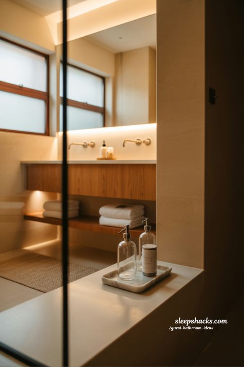 luxury guest bathroom ideas that impress every visitor with modern hotel style and elegant neutral design