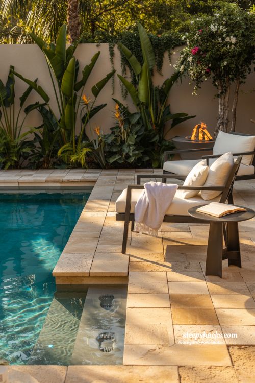 modern minimalist backyard pool ideas