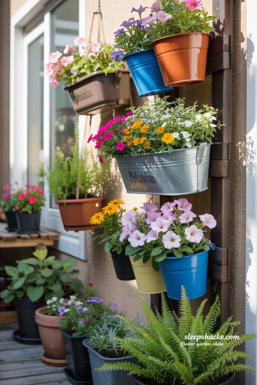 small space flower garden ideas that maximize vertical space