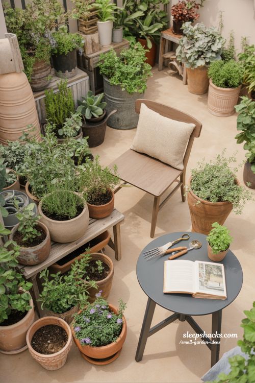 Container gardening ideas for small patios with flexible plant layouts