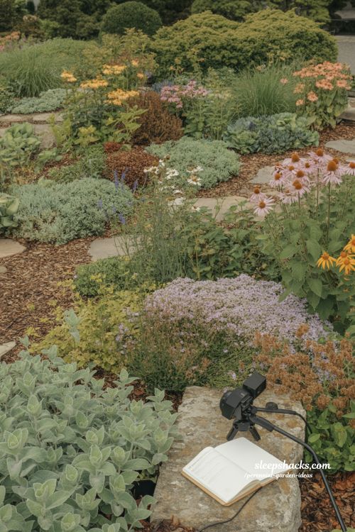 Perennial garden ideas for seasonal garden observation photography and long term landscape design improvement
