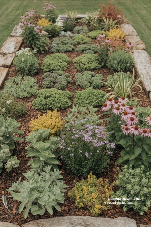 Perennial garden ideas with ruthless plant editing and simplified cottage garden design for cleaner landscape structure