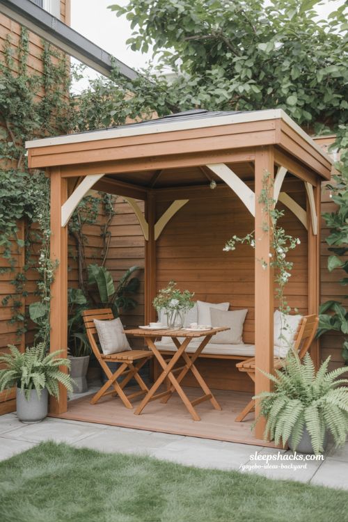 Small backyard gazebo ideas for compact yards and space saving outdoor design