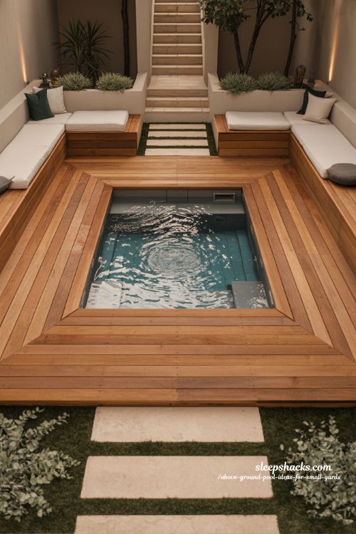 Smart layout ideas for small above ground pool backyard design and space planning 