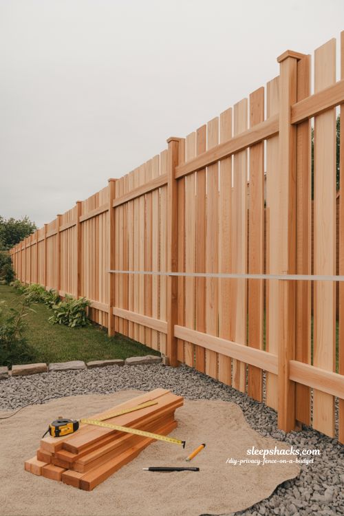 board on board cedar privacy fence ideas for zero gap backyard privacy design