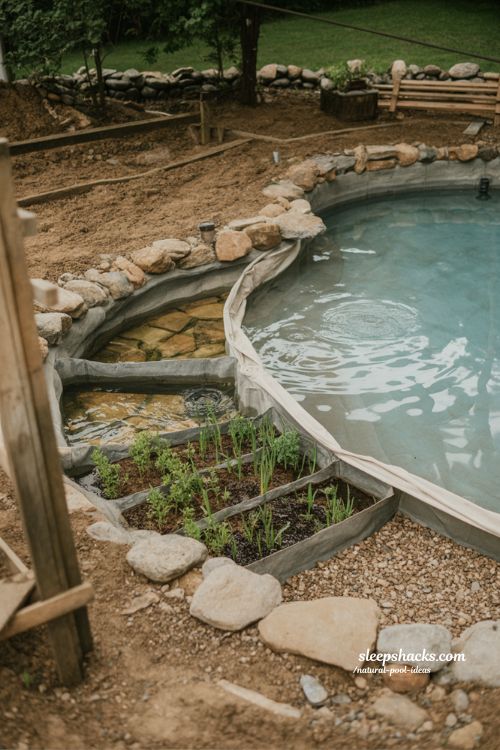 diy natural pool ideas for hands on backyard eco friendly swimming pool construction