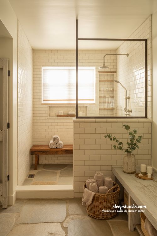 farmhouse-walk-in-shower-ideas