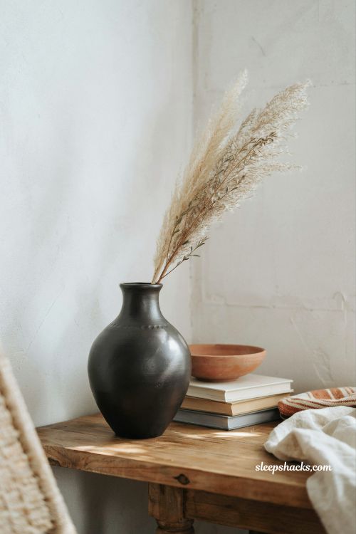 Mexican home decor ideas barro negro decorative vases oaxaca black clay pottery rustic sculptural side table styling interior decor