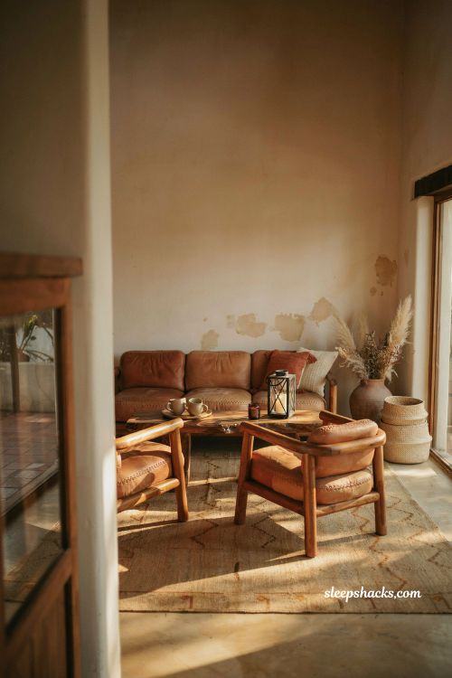 Mexican home decor ideas equipale leather furniture rustic hacienda living room cedar chairs traditional handcrafted seating style