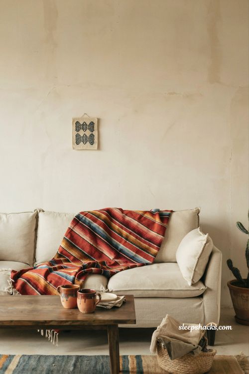 Shot type — Medium-wide editorial interior shot focused on a styled kitchen shelf and countertop vignette with layered depth and clear spatial composition Room description — A warm Mexican-inspired kitchen where Talavera pottery and planters are thoughtfully arranged across open wooden shelves and a stone countertop, turning everyday storage into a vibrant display of handcrafted artistry and cultural storytelling Style and era — Traditional Mexican Talavera folk craft blended with rustic hacienda kitchen design and subtle modern farmhouse simplicity Color palette — Cobalt blue, crisp white, sunflower yellow, terracotta red, soft cream, sage green accents, warm oak wood, aged plaster neutrals Key props and details — Hand-painted Talavera planters with floral motifs, ceramic utensil crock on countertop, small clustered Talavera vases in varied sizes, fresh herbs growing in painted pots, stacked ceramic bowls with intricate patterns, reclaimed wood floating shelves, woven basket storage, brass or aged iron kitchen tools, slightly imperfect handmade glaze textures that catch light differently across each piece Lighting — Soft natural morning light entering from a nearby window, illuminating the glossy ceramic surfaces and creating gentle reflections that highlight the hand-painted brushwork and subtle imperfections of each piece Mood and atmosphere — A joyful yet grounded atmosphere where bright handcrafted colors instantly energize the space, aged ceramic textures add warmth and authenticity, and collected-over-time arrangements create a sense of lived-in heritage and everyday beauty, like a kitchen filled with memory and craft Mexican home decor ideas handcrafted tin mirrors folk art wall decor entryway gallery wall rustic artisan style (1)