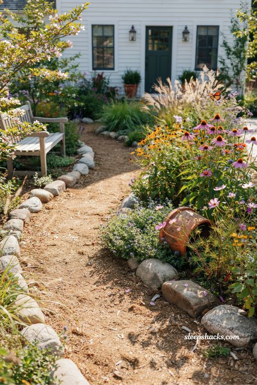 Native plants for low maintenance front yard landscaping on a budget
