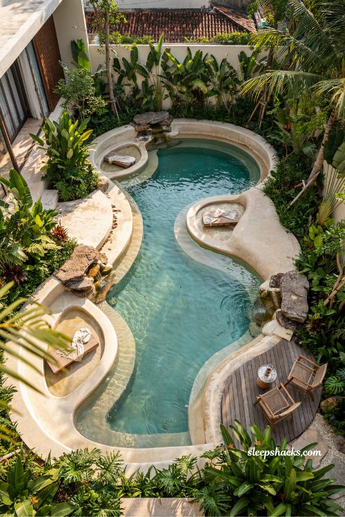 Pools with a lazy river backyard resort style luxury water design ideas