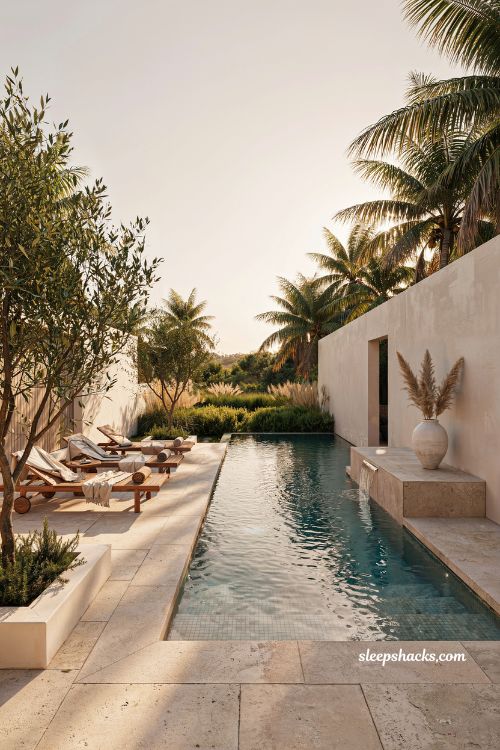 villa pool design ideas with modern luxury tropical resort style and infinity edge elegance