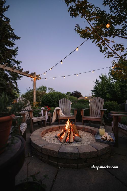 Build a Fire Pit From Leftover Pavers