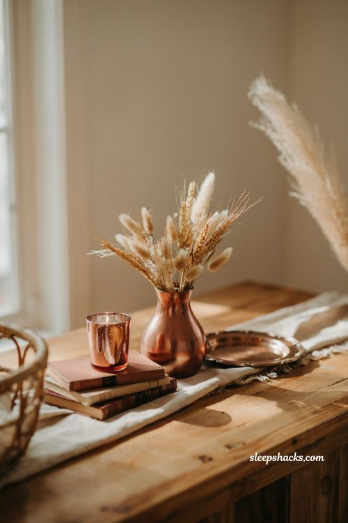 Diy copper spray paint thrifted decor ideas for fall table styling