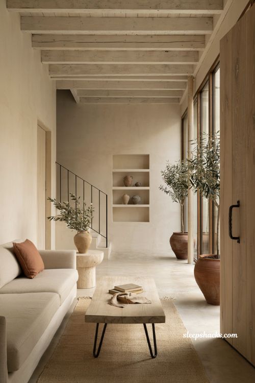 Mexican minimalist decor ideas with cast iron details and warm natural materials