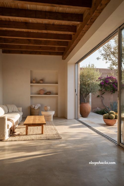 Mexican minimalist decor ideas with stackable glass doors and indoor outdoor living