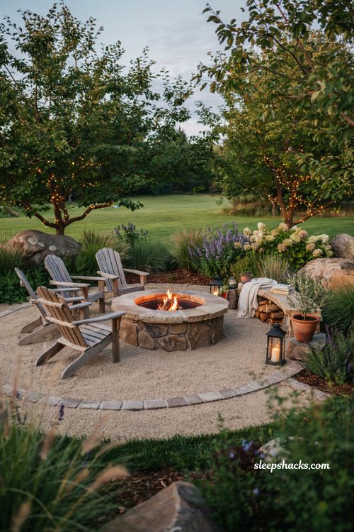 Outdoor landscaping ideas with multi level deck pergola and modern cottage backyard design