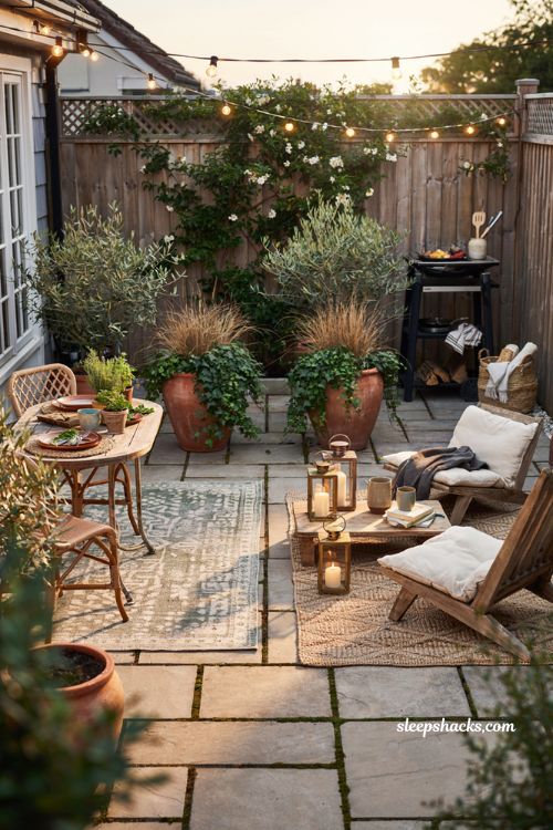 Patio decorating ideas on a budget with outdoor living zones rugs and cozy seating