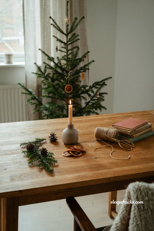 Slow and gradual hygge Christmas decorating ideas for an authentic seasonal home