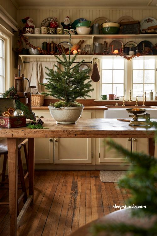 Vintage christmas decor diy with antique mixing bowl tabletop christmas tree stand