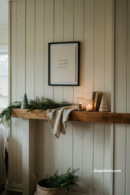 christmas wall art ideas with personalized holiday decor and cozy mantel greenery