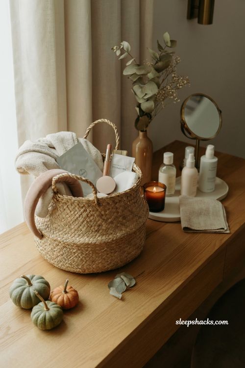 Beauty and glow up boo basket ideas for girlfriend with skincare and self care gifts