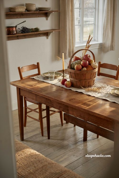 Bushel basket centerpiece with apples gourds wheat and rustic fall table decor