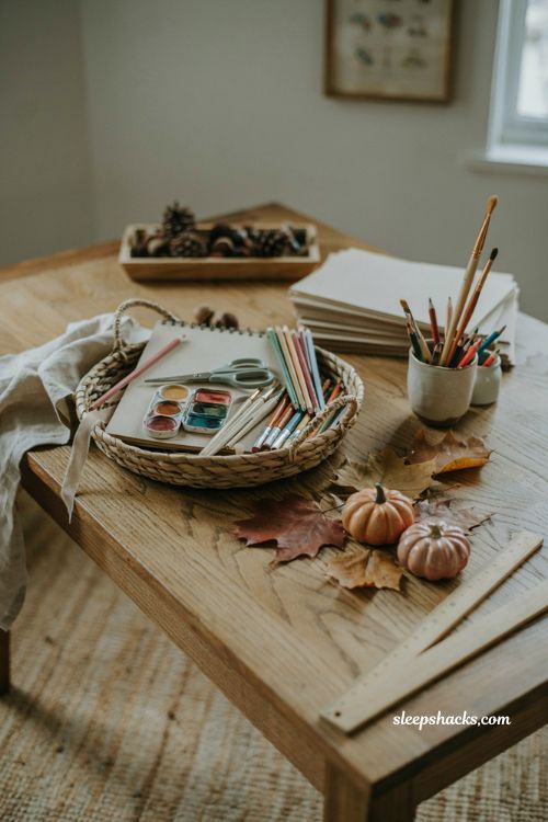 Candy free creativity boo basket ideas with art supplies and fall crafts