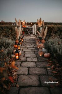 15 Cozy Patio Halloween Decorating Ideas for Fall